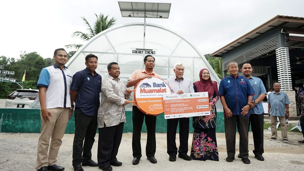 Wakaf Negeri Sembilan Muamalat (WNSM) Menyumbangkan Kubah Pengering Solar di Persatuan Nelayan Kawasan (PNK)